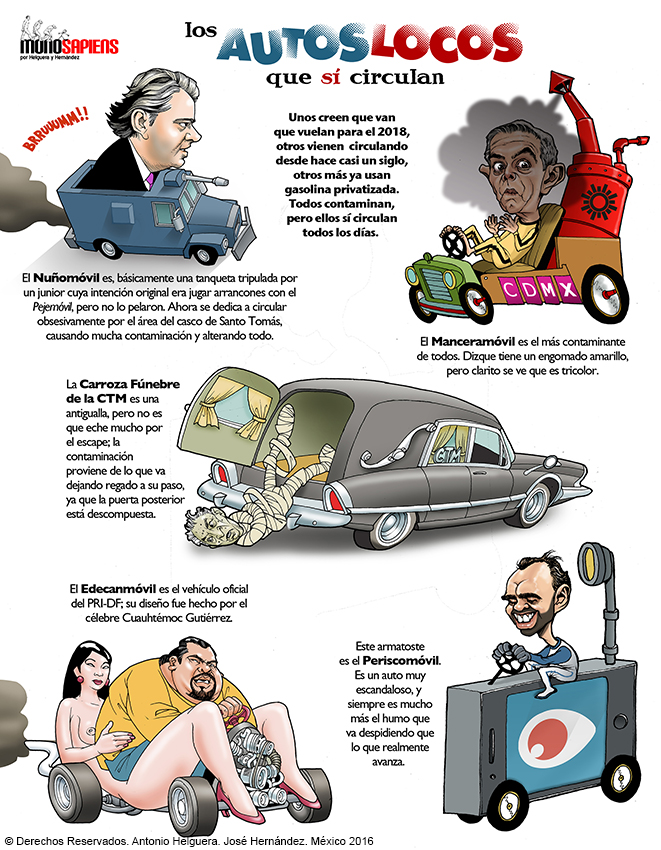 Los Autos Locos que si circulan. Domingo 15 de mayo de 2016